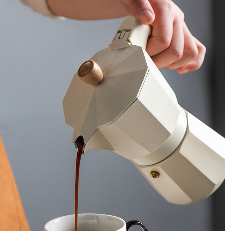 Stainless Steel Pot Of Hand-brewed Coffee