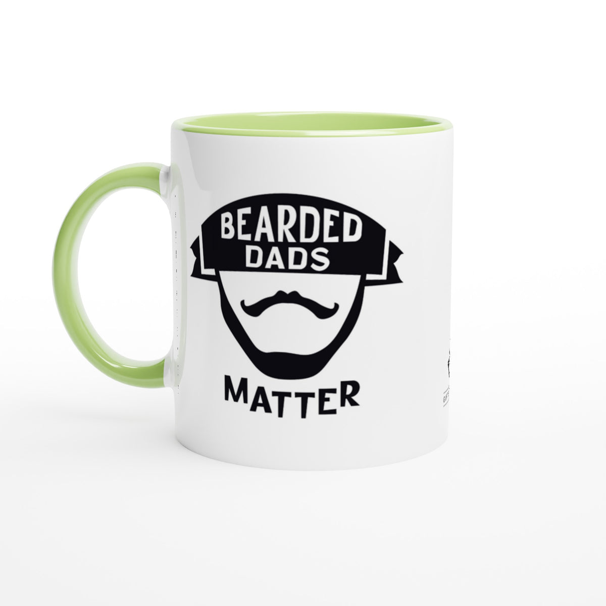 White 11oz Ceramic Mug with Color Inside