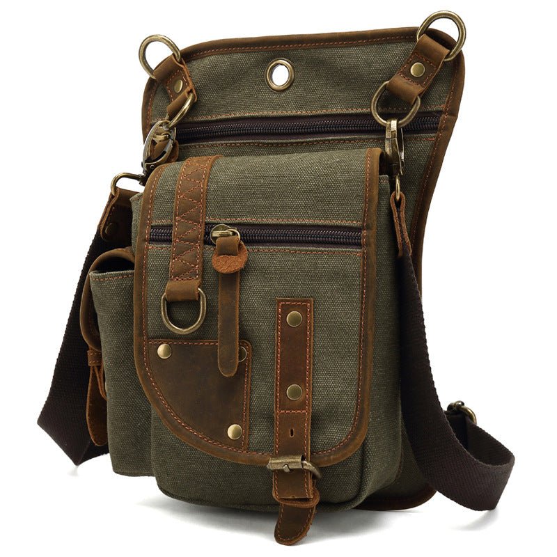 Men&#39;s Canvas Fashion Casual Shoulder Messenger Bag