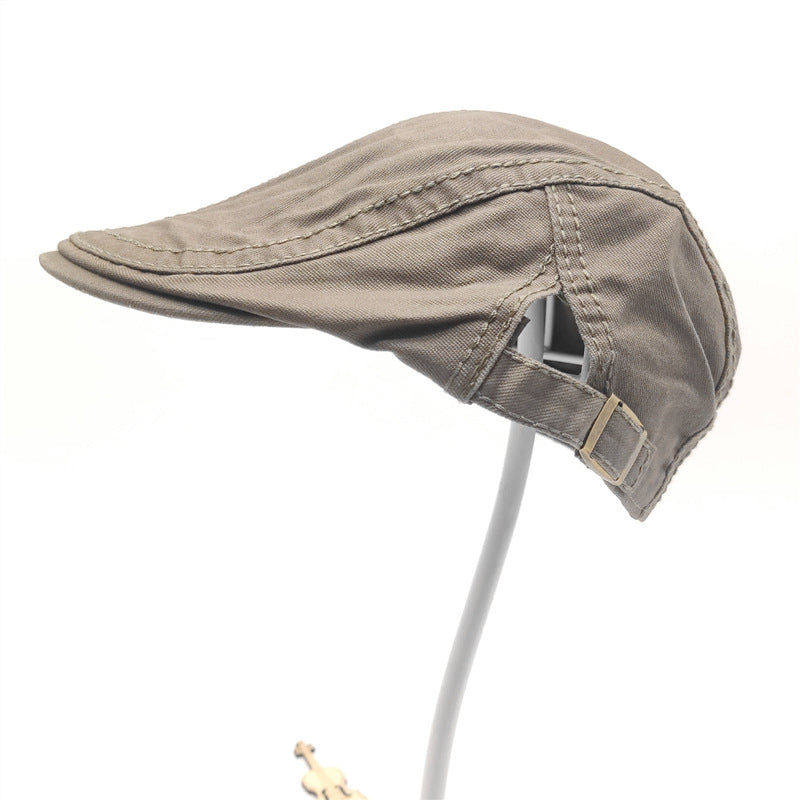 Men&#39;s And Women&#39;s Fashion Simple Pure Color All-matching Retro Hat