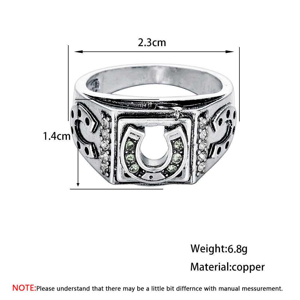 Nordic mythology Viking vintage Odin logo ring