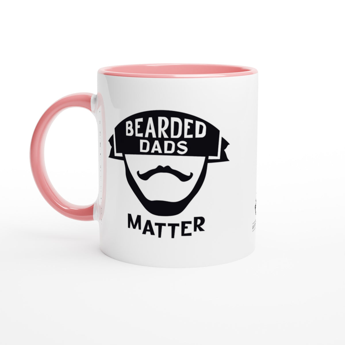 White 11oz Ceramic Mug with Color Inside