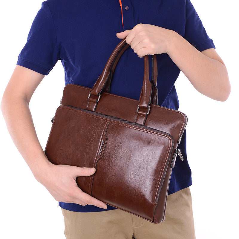 Fashion New Men&#39;s Portable Messenger Bag