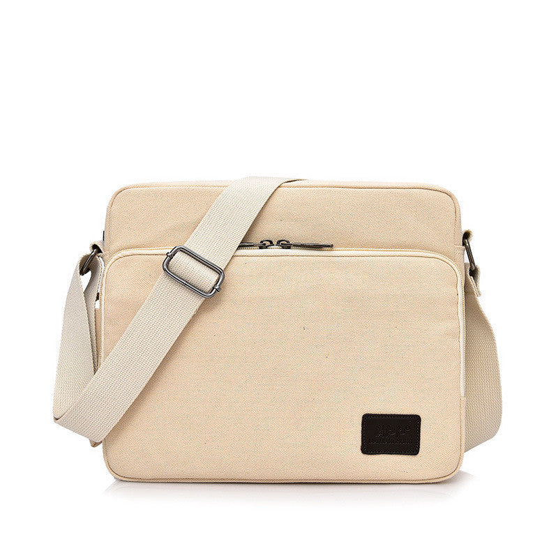 Manjianghong new canvas bag bag bag retro trend of men&#39;s business Metrosexual inclined shoulder bag foreign trade package