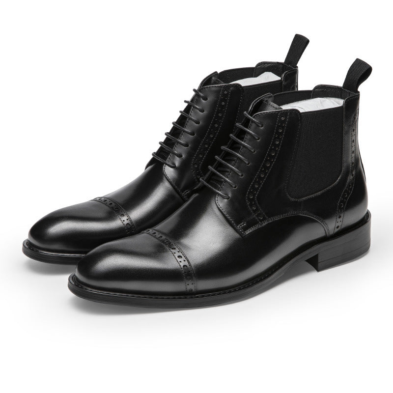 Martin Boots Men&#39;s Models Autumn And Winter In Simple Retro Leather