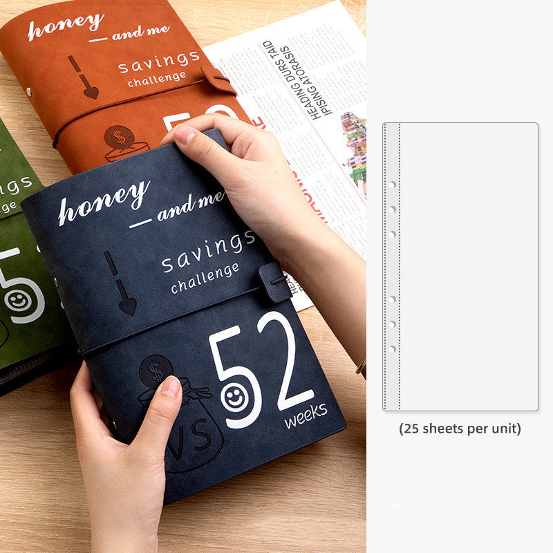 52 Weeks Couple Challenge Saving Journal Book