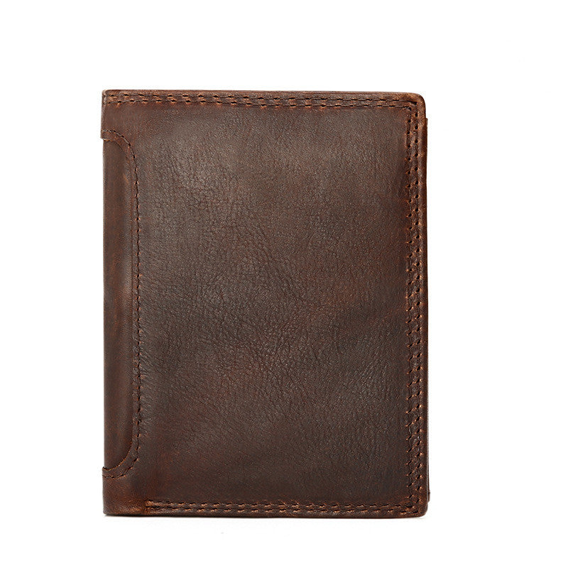 Men&#39;s Business Vintage Leather Wallet