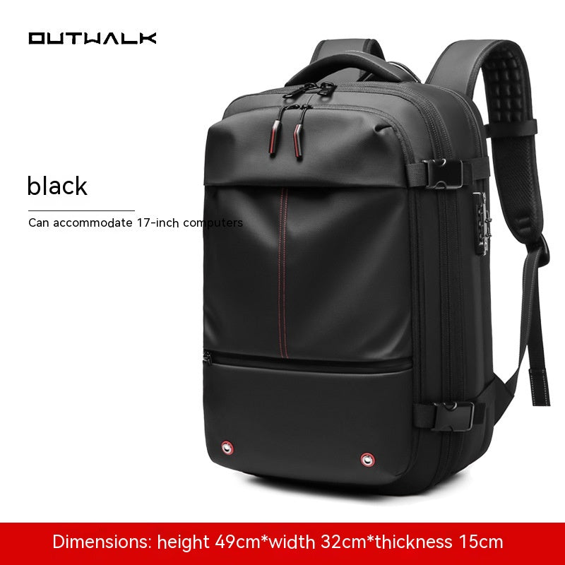 Travel Backpack Men&#39;s Business Multifunction Computer Bag Vacuum Compression Large-capacity Backpack