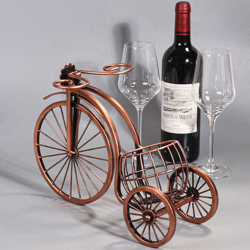 European Retro Tricycle Wine Rack Ornaments