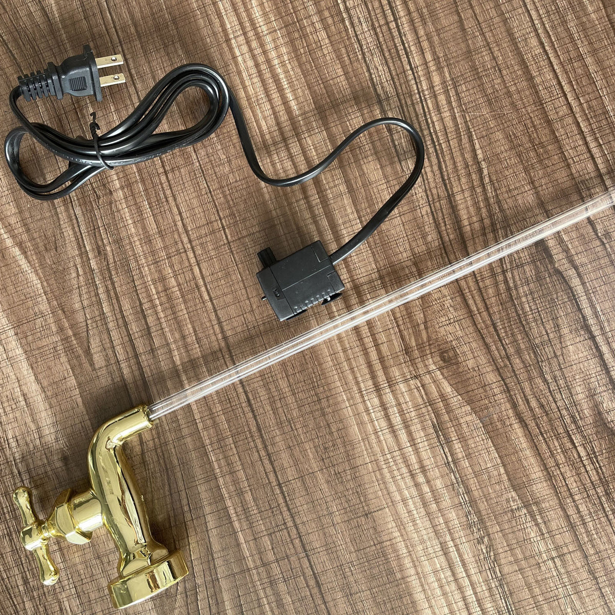 Floating Faucet Water Fountain Kits Magic Tap Running Lights Holiday Gift Invisible Flowing Spout Watering Can FountainYard Art