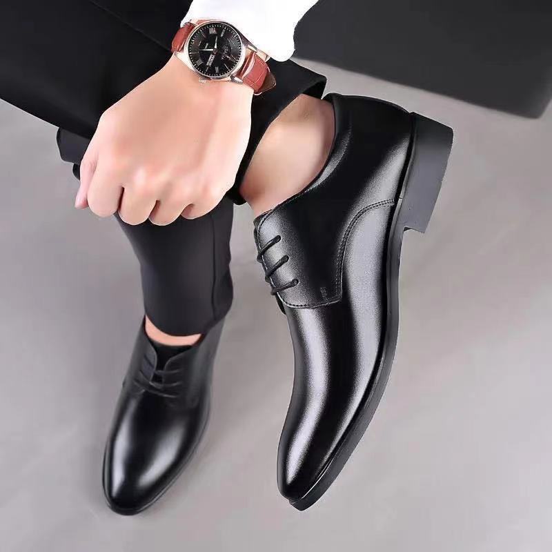 Men&#39;s Casual Business Formal Wear Leather Shoes