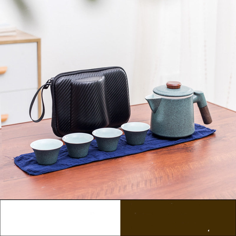 Travel Kung Fu Tea Set Small Ceramic Quick Guest Cup