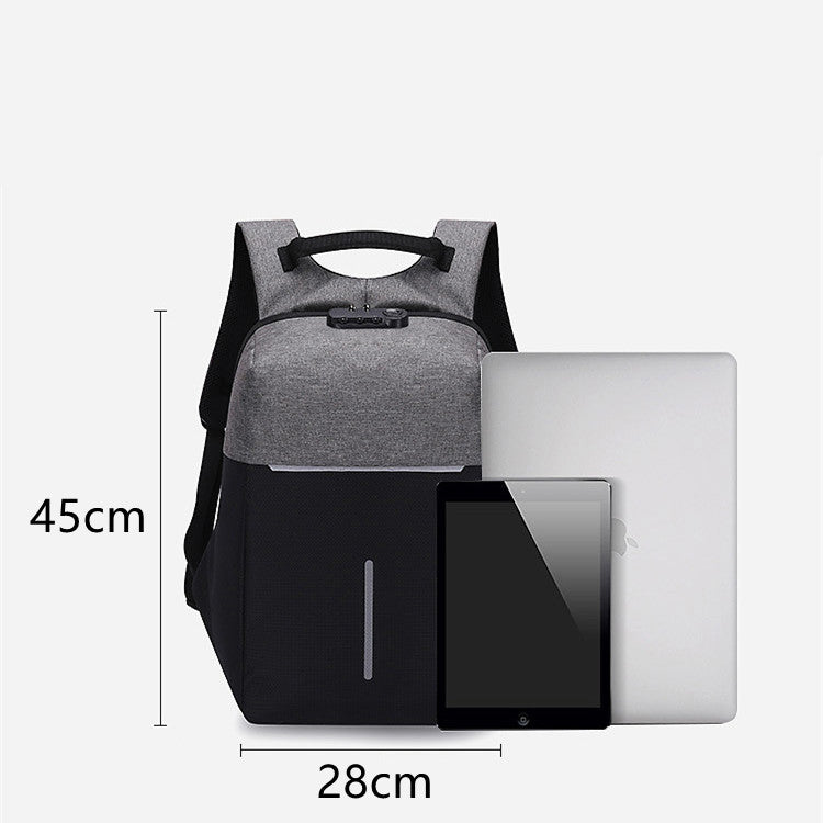 Reflective Large Capacity Water Repellent Men&#39;s Backpack