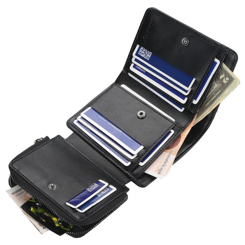 Men&#39;s Wallet Short Business Multi Card Slots Wallet