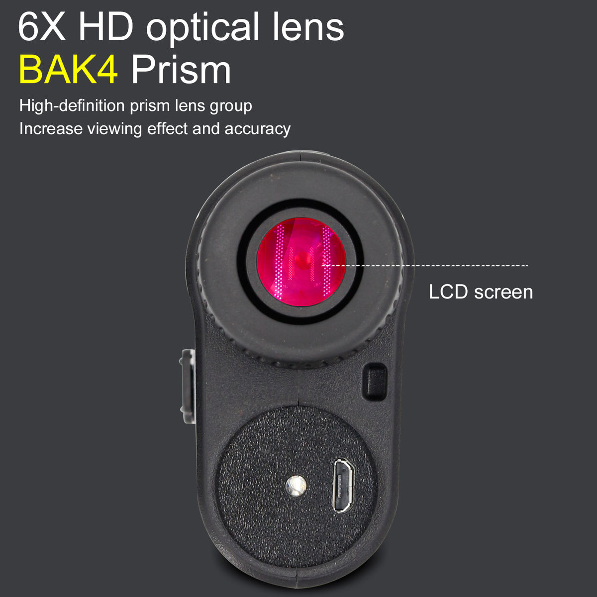 Rechargeable Portable Telescope Laser Infrared Golf Ranging