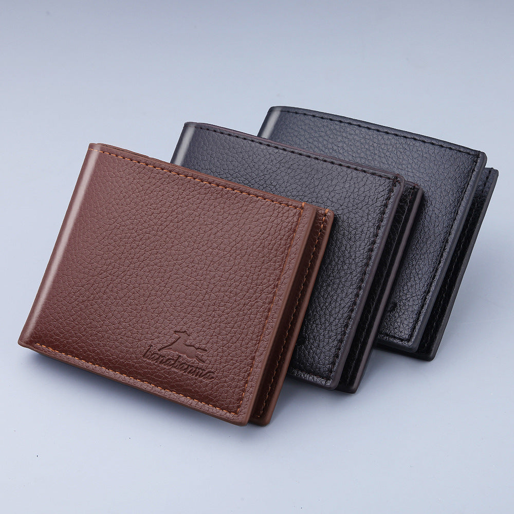Bag Haircut Short Men&#39;s Wallet