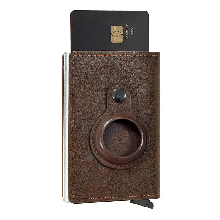 Multifunctional Card Holder Airtag Men&#39;s Short Card Holder Wallet Air Tag