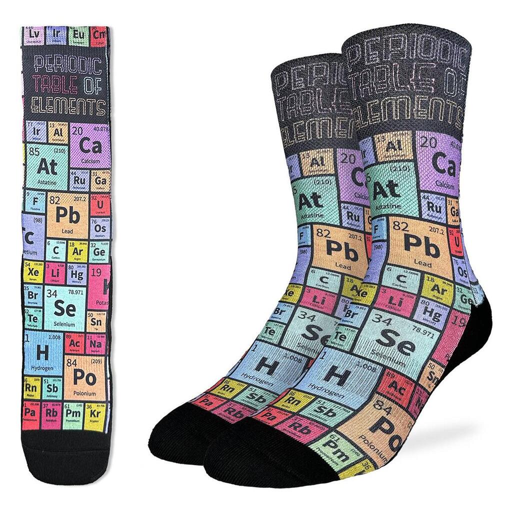 Men&#39;s Periodic Table of Elements Socks