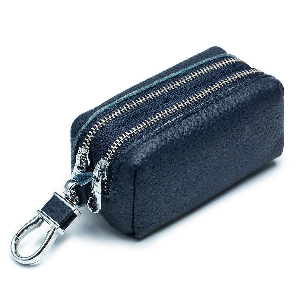 Large Capacity Key Case Double-layer Soft Men&#39;s Multifunctional Coin Purse