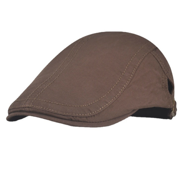 Men&#39;s And Women&#39;s Fashion Simple Pure Color All-matching Retro Hat