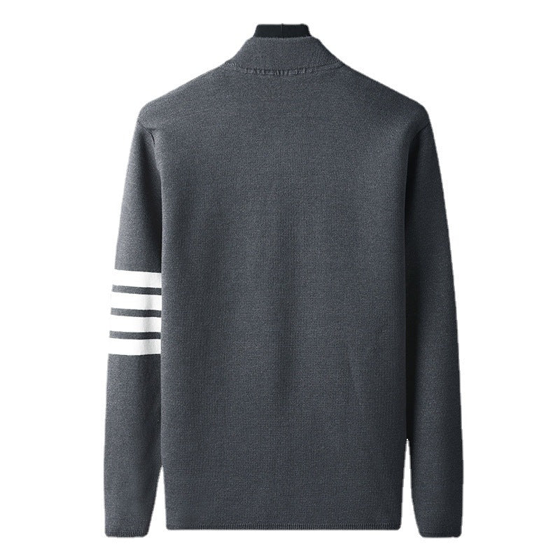Fashion Cardigan Long Sleeve Sweater Men&#39;s Knitwear