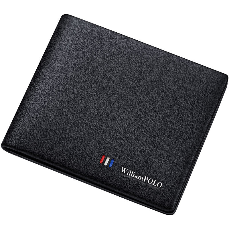 Cowhide Men&#39;s Wallet Business Casual All-match