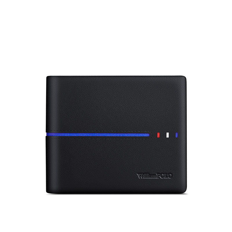 Men&#39;s Wallet Casual All-match First Layer Cowhide