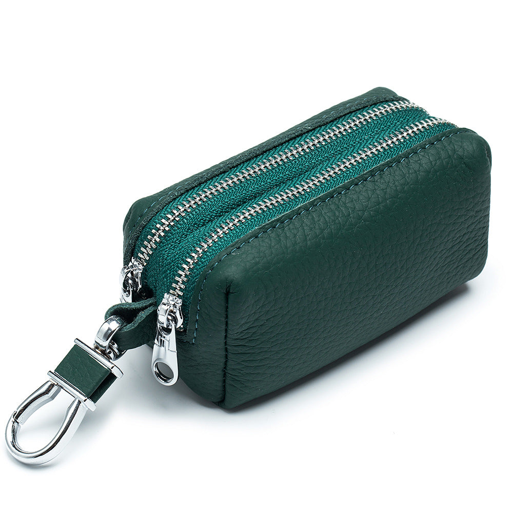 Large Capacity Key Case Double-layer Soft Men&#39;s Multifunctional Coin Purse