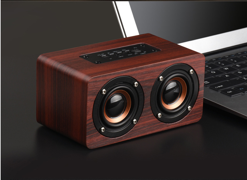 Outdoor Creative Wireless Wooden Bluetooth Speaker
