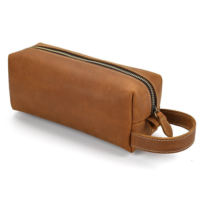 New Multifunctional Men&#39;s Leather Clutch Bag