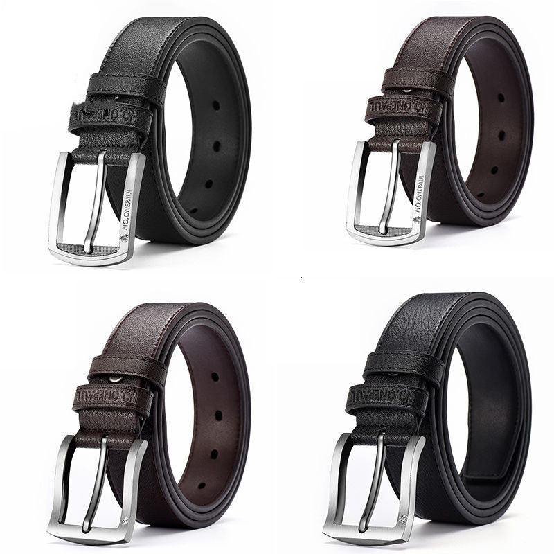 Korean Style Men&#39;s Casual Belt With Pin Buckle