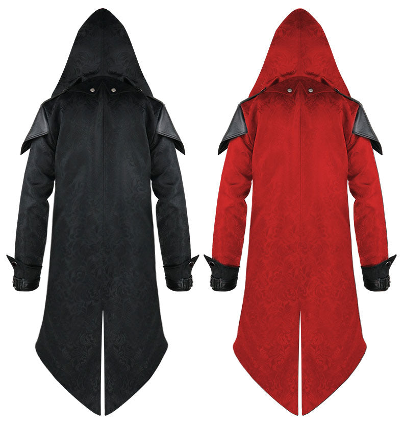 Men&#39;s New Medieval Halloween Retro Patchwork Coat