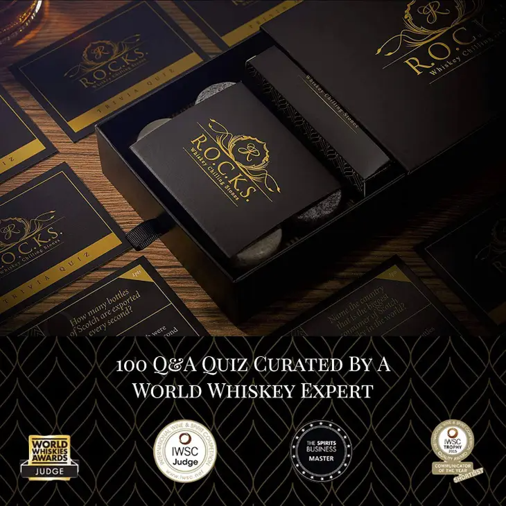 The Rocks X Whiskey Trivia Quiz Gift Set
