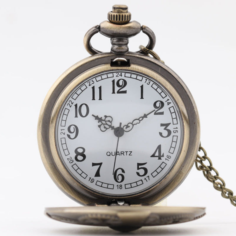 Retro Fashion Trends Little Prince Theme Quartz Pocket Watch