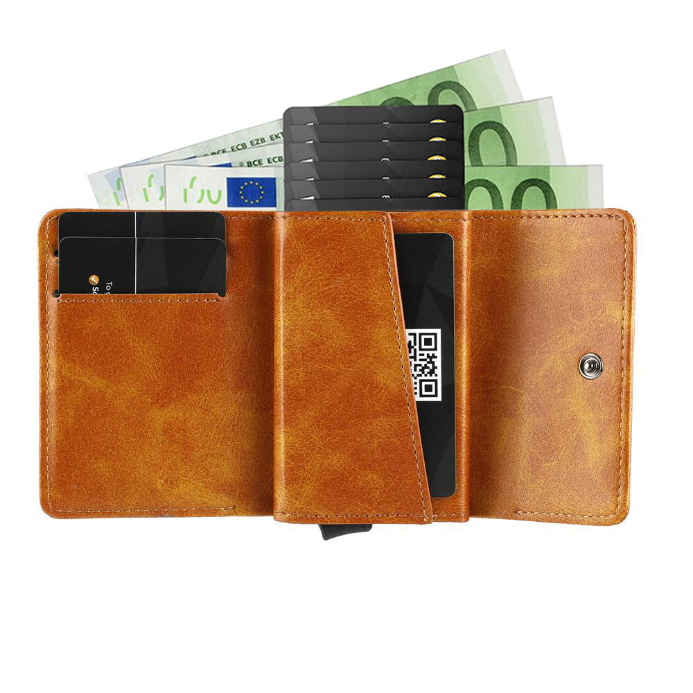 Men&#39;s New Hot Sell Fashion Retro Tri-fold Wallet