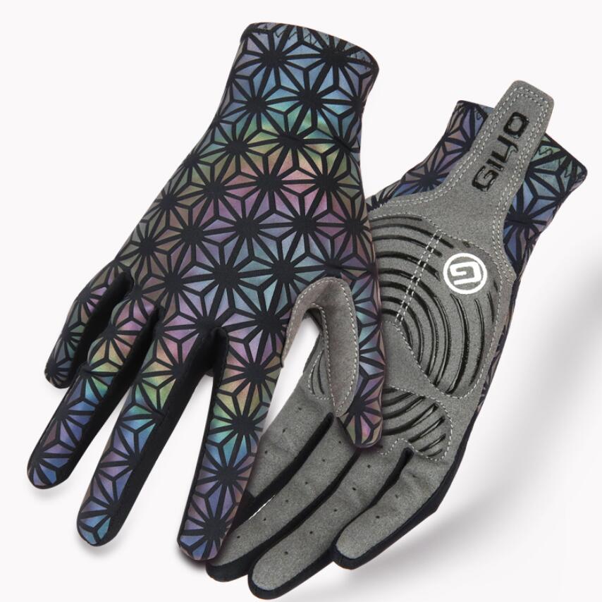 Colorful Color Changing Cycling Gloves Non-slip