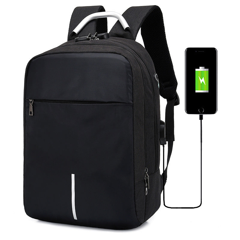 Men&#39;s Anti-theft Backpack Usb Notebook Bag