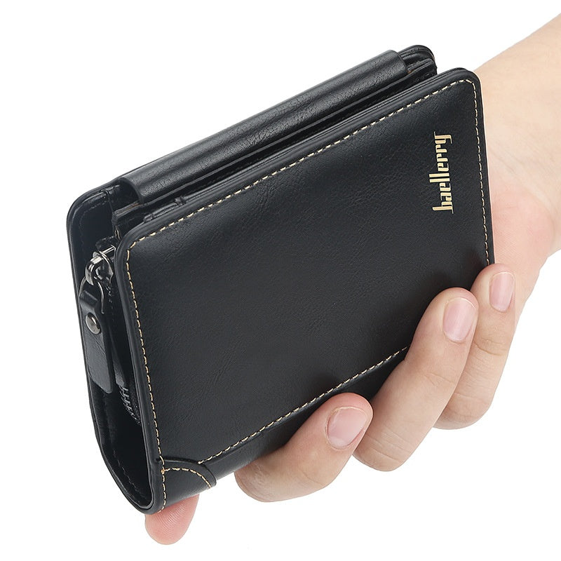 Men&#39;s Wallet Short Business Multi Card Slots Wallet