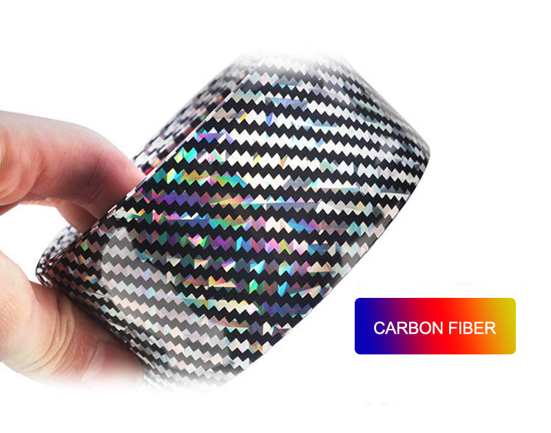 5D Carbon Fiber Car Bumper Protection Bar Threshold Sticker