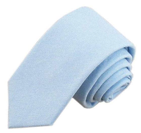 6cm Solid Color Cotton And Linen Men&#39;s Casual Narrow Tie