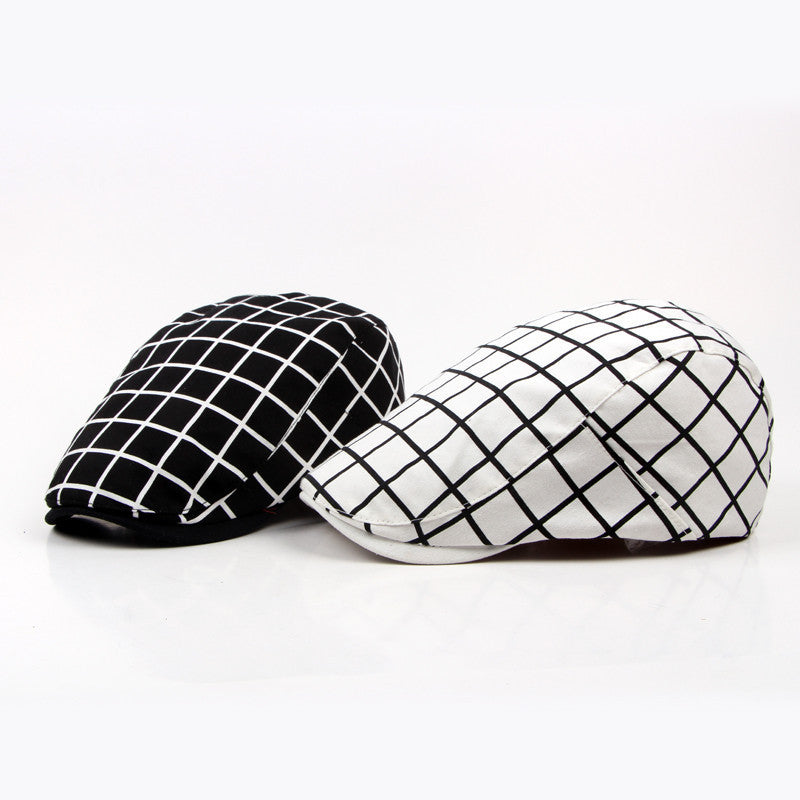 New Retro Classic Plaid Beret