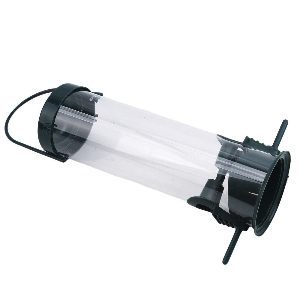 Dark Green Outdoor Balcony Hanging Hook Bird Feeder