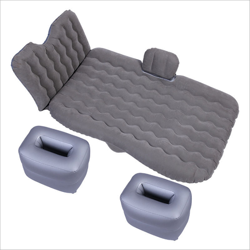 Car Multi-function Travel Bed Car Portable Storage Inflatable Bed Car Head Guard Double Block Split Flocking Outdoor Bed