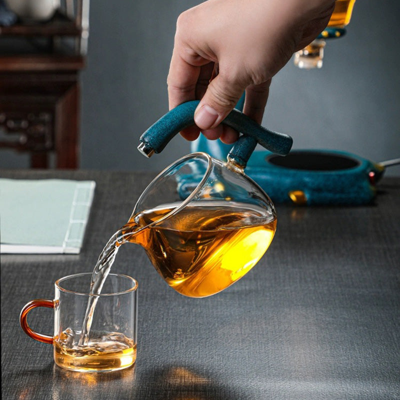Automatic Glass Tea Set Tea Cup Set Household Kung Fu