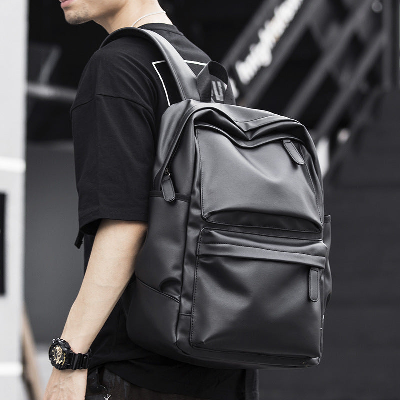 Men&#39;s Fashion Casual Solid Color Backpack