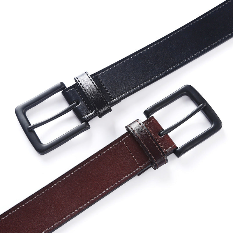 Men&#39;s Buckle Belt Simple Business Leisure