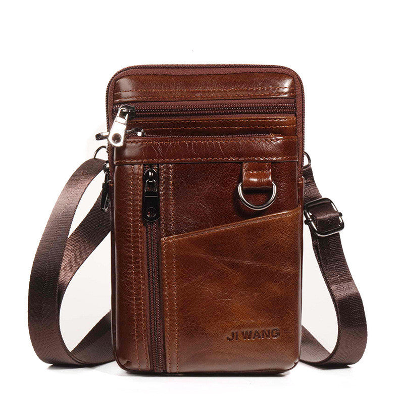 New Leather Men&#39;s Mobile Phone Pocket