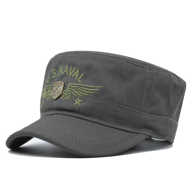 Camouflage military cap flat hat