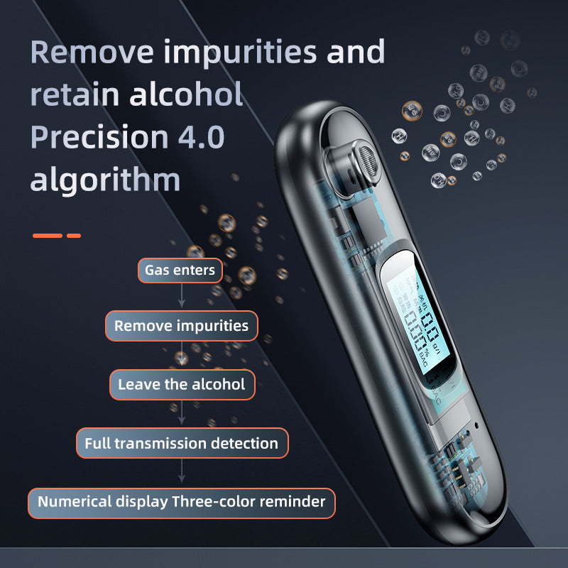 New Alcohol Tester For Checking Drunk Driving And Blowing High-precision Measuring Instrument