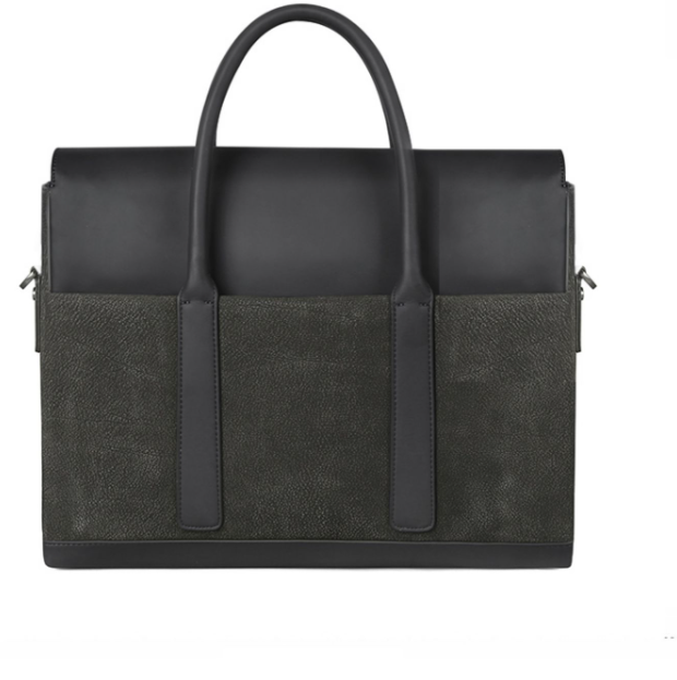 Men&#39;s Briefcase Cowhide Computer Messenger Business Bag